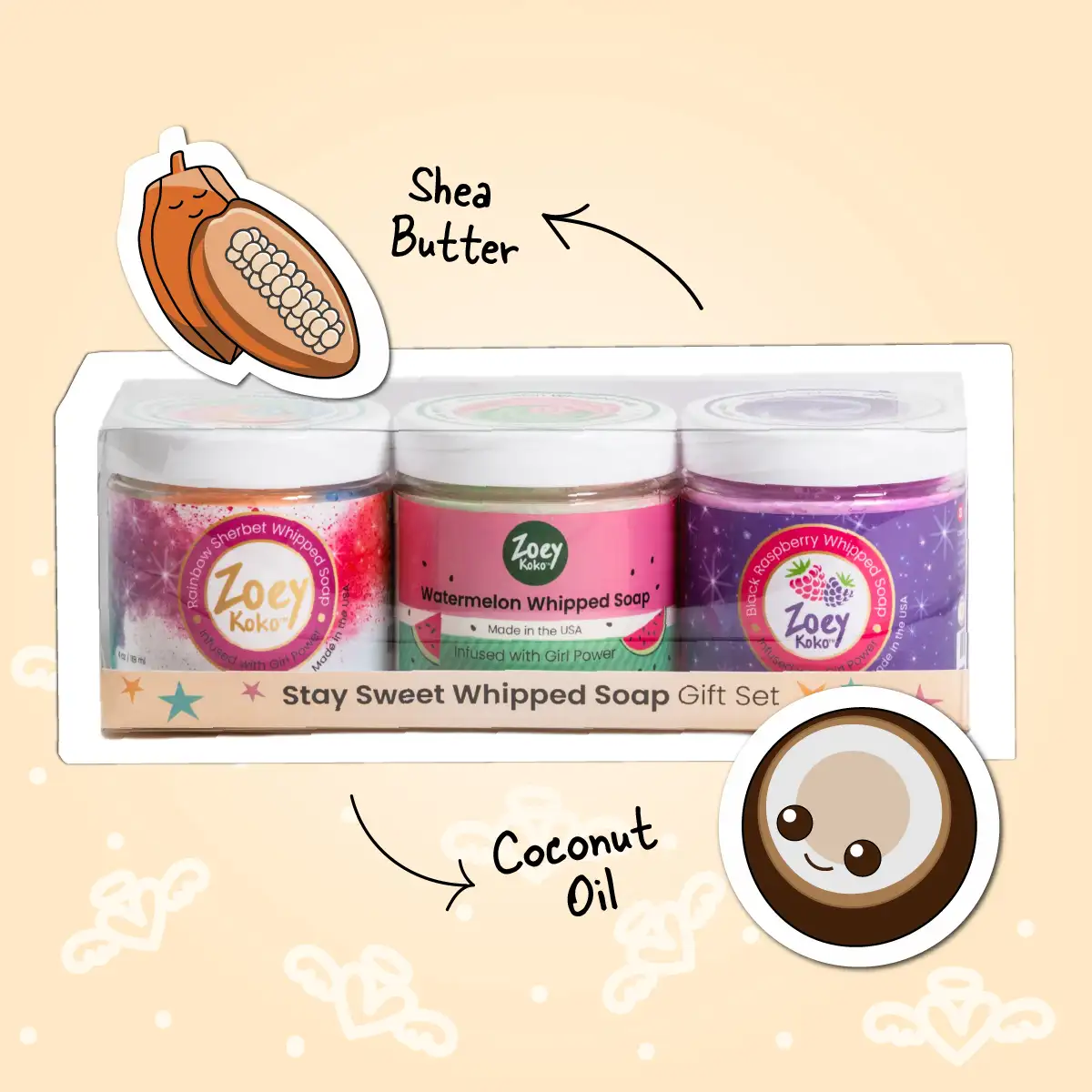 Whipped Soap Gift Set