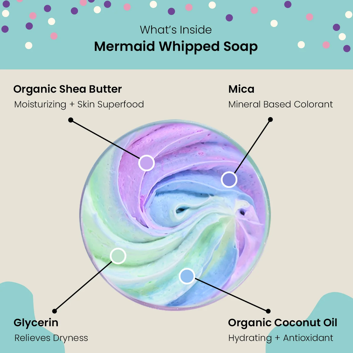 Mermaid Whipped Soap